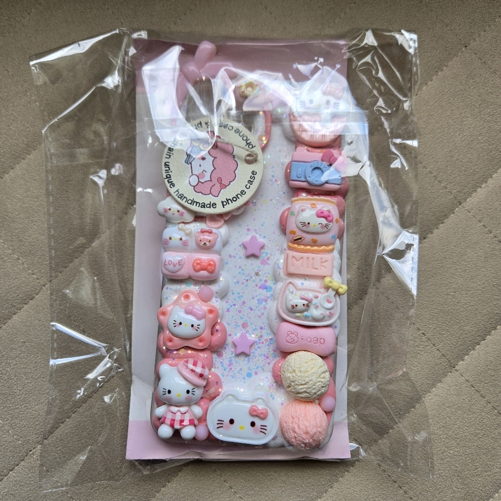 Amikii Phone Case Samsung S25 Decoden Kitty Sanrio